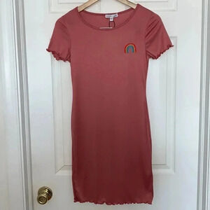 Sincerely Jules ribbed rainbow dress